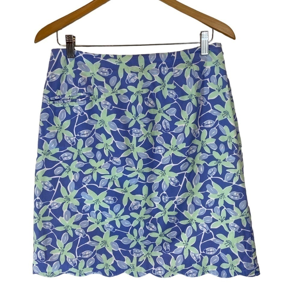 Lilly Pulitzer Lady Bug Picnic Scalloped Hem Mini Skirt